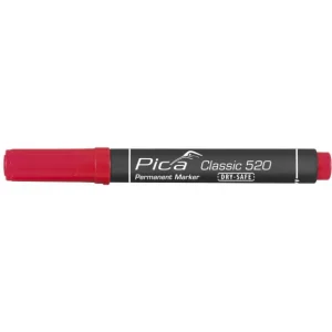 Marqueur Pica Classic 520 Permanent Ogive Rouge PICA – 52040 9