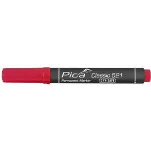 Marqueur Pica Classic 521 Permanent Biseauté Rouge PICA – 52140 9